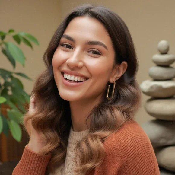 Sleek 18K Gold Plated Stainless Steel Modern U-Shape Statement Earrings - Picture 8 of 14